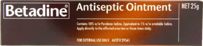 Betadine Antiseptic Ointment 25g tube