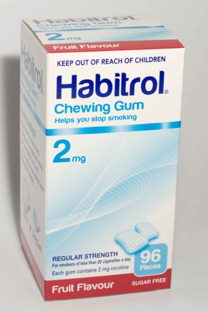 Habitrol Gum Fruit 2mg 96 pieces