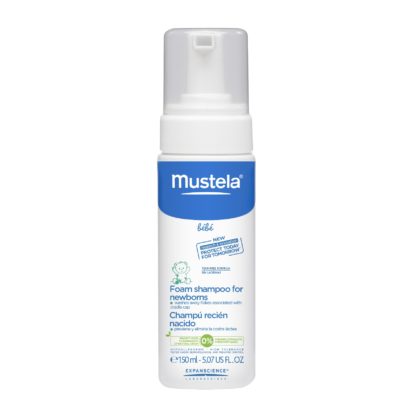 mustela foaming shampoo for newborns 150ml